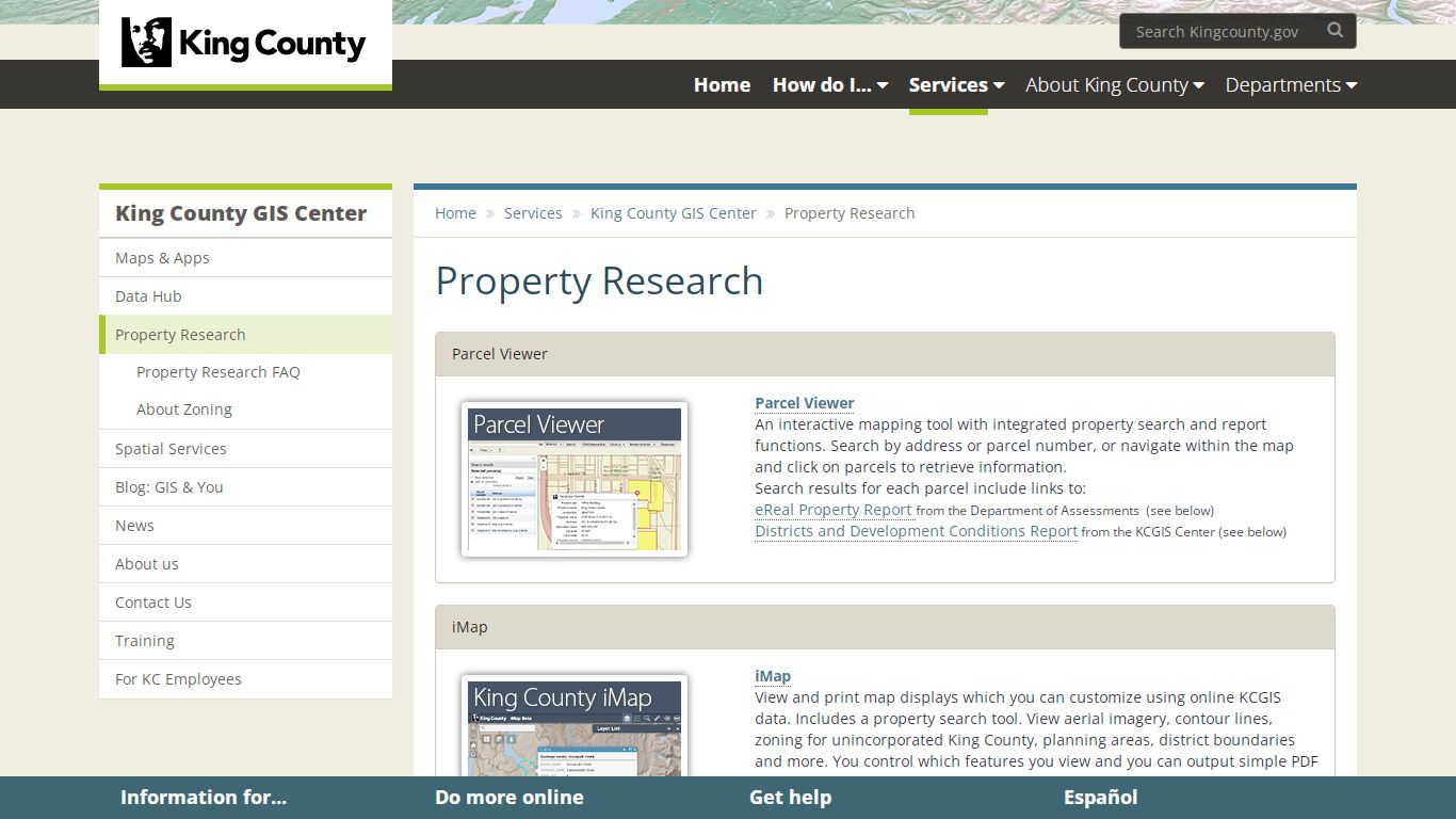 Property Research - King County